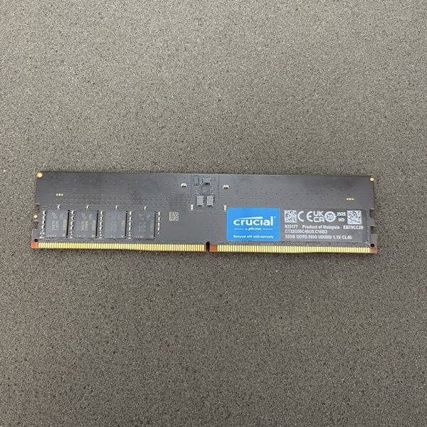 Crucial 〔中古〕デスクトップPC用 DDR5 5600 32GB XMP・EXPO（中古