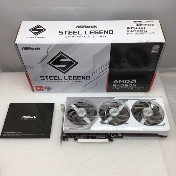 ASRock 〔中古〕Radeon RX 9060 XT Steel Legend 16GB OC（中古保証1