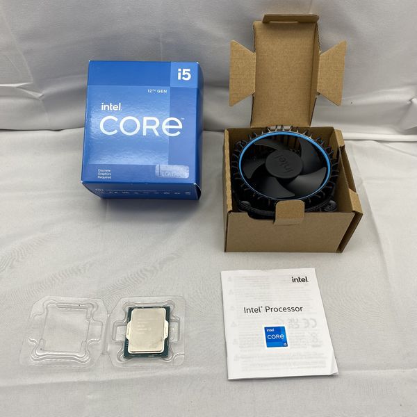 中古 インテル Core i5-12400F LGA1700 クーラー、保証書付 Intel 〔中古〕インテル® Core™ i5-12400F プロセッサー BOX（中古保証