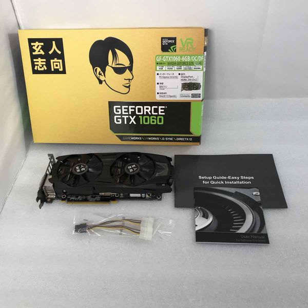 玄人志向 〔中古〕GTX1060 EX OC PCI-E 6GB GDDR5（中古保証1ヶ月間