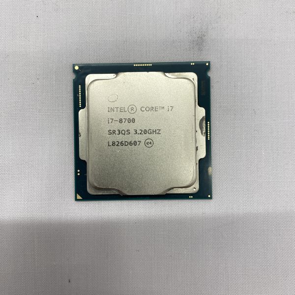Intel Core i7 8700 ファン付き 中古品 Intel 〔中古〕インテル® Core™ i7 プロセッサー 8700 Bulk（中古保証1