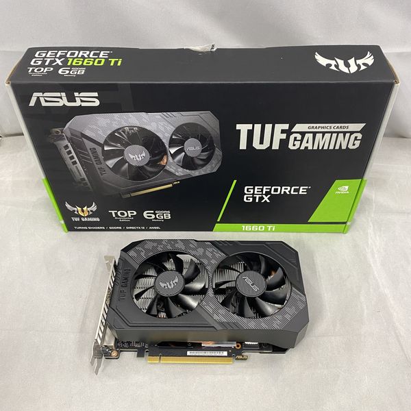 ASUS 〔中古〕TUF-GTX1660TI-T6G-EVO-GAMING（中古保証1ヶ月間