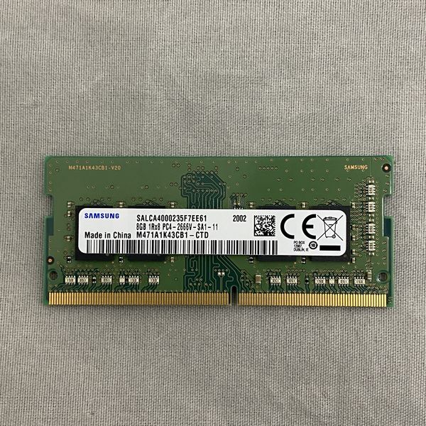 ノーブランド 〔中古〕ノートPC用 DDR4 2666 8GB SPD（中古保証1ヶ月間