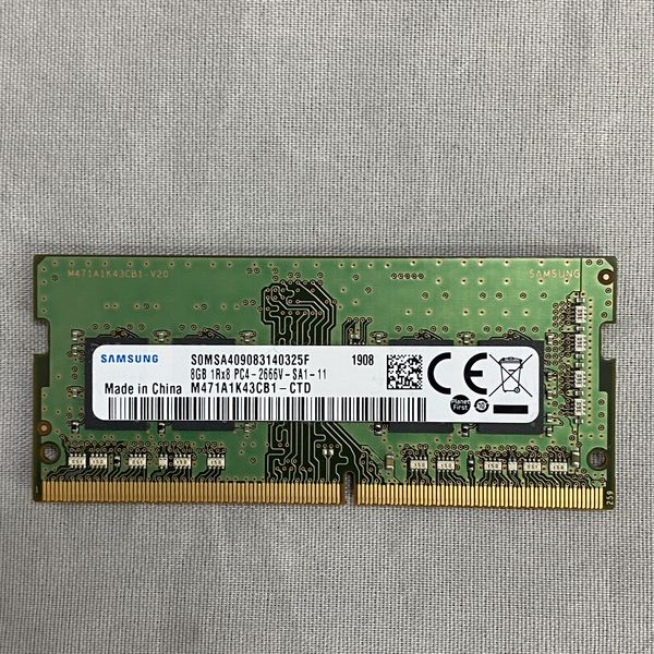 ノーブランド 〔中古〕ノートPC用 DDR4 2666 8GB SPD（中古保証1ヶ月間