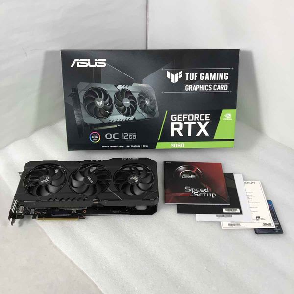 ASUS 〔中古〕GeForce RTX3060 TUF-RTX3060-O12G-V2-GAMING（中古保証1