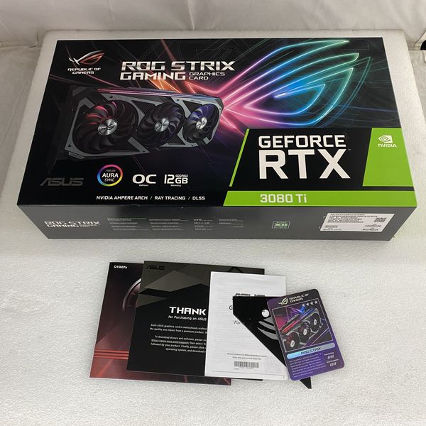 ASUS ROG STRIX RTX3080Ti O12G 動作品 ROG Strix GeForce RTX™ 3080 Ti OC Edition 12GB GDDR6X | Graphics Card