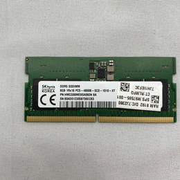SK hynix DDR5 5600 8GB メモリ 2枚セット　中古 SK Hynix 〔中古〕ノートPC用 DDR5 5600 8GB SPD（中古保証1ヶ月間