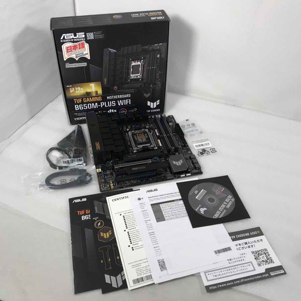 【MB】ASUS TUF B650M WIFI AM5【中古】 ASUS 〔中古〕TUF GAMING B650M-PLUS WIFI（中古保証1ヶ月間