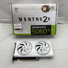 MSI 〔中古〕GeForce RTX 5060 Ti 16G VENTUS 2X OC WHITE PLUS（中古