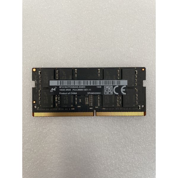 【中古PCメモリ】DDR4 32GB（16GB×2枚） ノーブランド 〔中古〕NOTE DDR4 2666 16GBx1 SPD（中古保証1ヶ月間