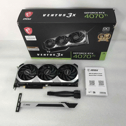 【ジャンク品】MSI GeForceRTX4070ti VENTUS 3X12G MSI 〔中古〕GeForceRTX4070Ti VENTUS3X 12G OC（中古保証1ヶ月間