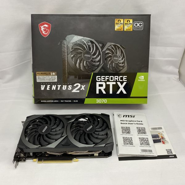 MSI 〔中古〕GeForce RTX3070 VENTUS 2X OC（中古保証1ヶ月間
