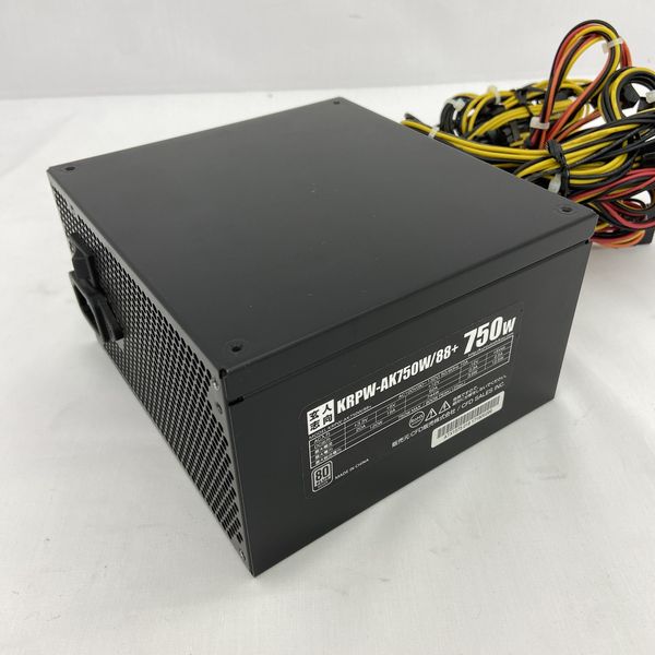 玄人志向 〔中古〕750W 電源ユニット KRPW-AK750W/88+（中古保証1ヶ月
