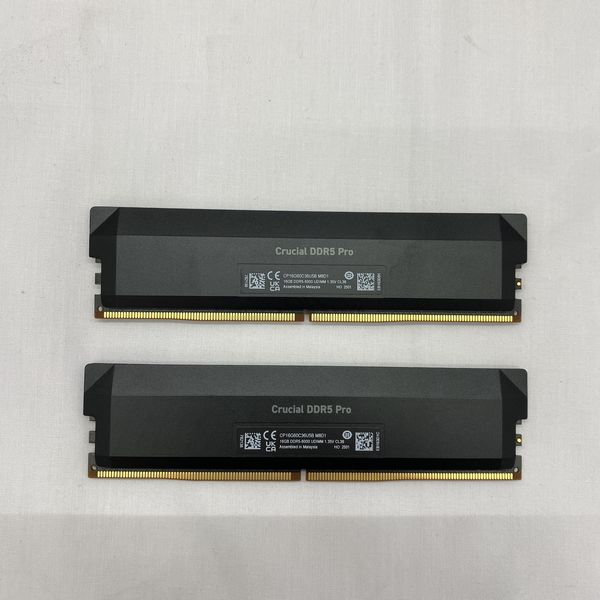 ノーブランド 〔中古〕デスクトップPC用 DDR5 6000 16GB 2枚組 XMP