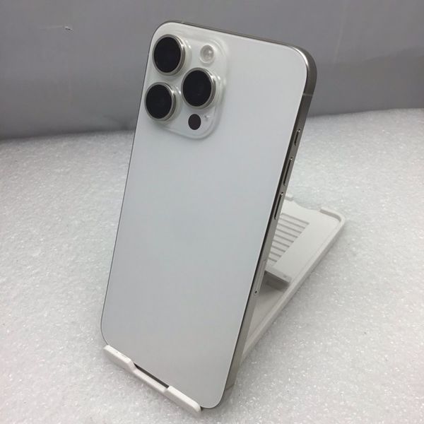 APPLE 〔中古〕iPhone15ProMax 256GB ホワイトチタニウム MU6Q3J/A SIM