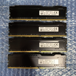 メモリ 16GB×4枚=64GB DDR4-2666 Kingston 動作保証 KINGSTON 〔中古〕デスクトップPC用 DDR4 2666 16GB 4枚組 XMP（中古