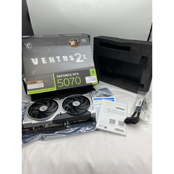 MSI 〔中古〕GeForce RTX 5070 12G VENTUS 2X OC（中古保証1ヶ月間