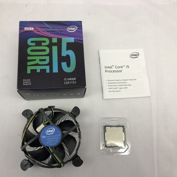 Intel 〔中古〕インテル® Core™ i5 プロセッサー 9400F BOX（中古保証1