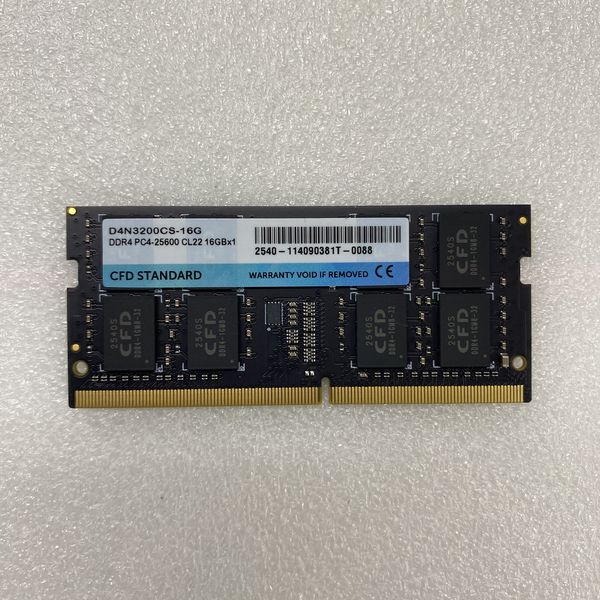 中古 AZW DDR4-3200 SO-DIMM ノートPC用16GB 1枚 ノーブランド 〔中古〕ノートPC用 DDR4 3200 16GB SPD（中古保証1ヶ月