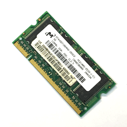 〔中古〕即納 10枚セット ノート用メモリ DDR 128MB メーカー・モジュール規格混在品 ～PC-3200 (中古保証1ヶ月間)