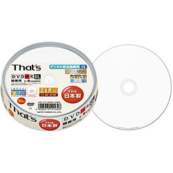 【クリックで詳細表示】【DVD-R DLメディア】DR-C21WWY10BA