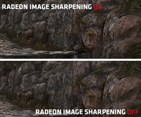 より鮮明なビジュアルを実現するRadeon Image SharpeningとFidelityFX