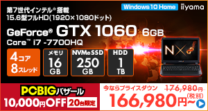 LEVEL-15FX093-i7-RNFVI [Windows 10 Home]166980