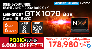 LEVEL-15FR100-i5-TNS [Windows 10 Home]178980