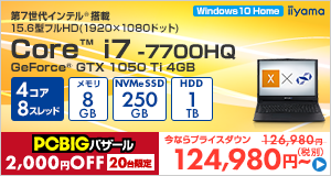 STYLE-15FX088-i7-LXSVI [Windows 10 Home]124980