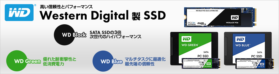 Western Digital製 SSD