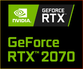 NVIDIA GeForce RTX 2070搭載