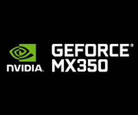 日常使用に最適なGeForce MX350搭載