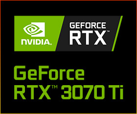 メモリ帯域幅を強化したGeForce RTX™ 3070 Ti 