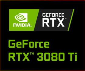 ビデオメモリ周りを強化したGeForce RTX™ 3080 Ti