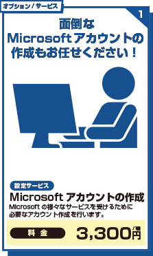 Microsoftアカウントの作成