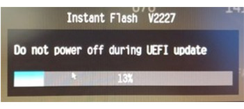 UEFI更新が始まります