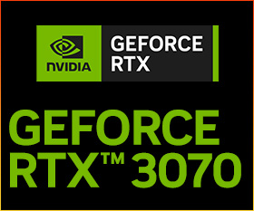 GeForce RTX™ 2080の2倍の性能を持つ GeForce RTX™ 3070