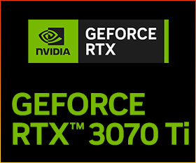 メモリ帯域幅を強化したGeForce RTX™ 3070 Ti 