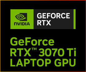 NVIDIA® GeForce RTX™ 3070 Ti 搭載