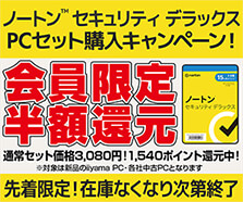 ノートン™ セキュリティはBTOパソコンと同時購入がおすすめ！