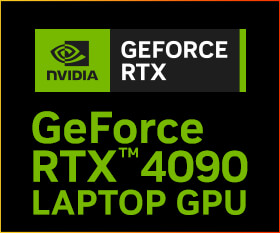 NVIDIA® GeForce RTX™ 40シリーズ LAPTOP GPU搭載