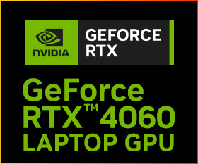 NVIDIA Ada Lovelace アーキテクチャ採用 NVIDIA® GeForce RTX™ 4050 LAPTOP GPU 搭載