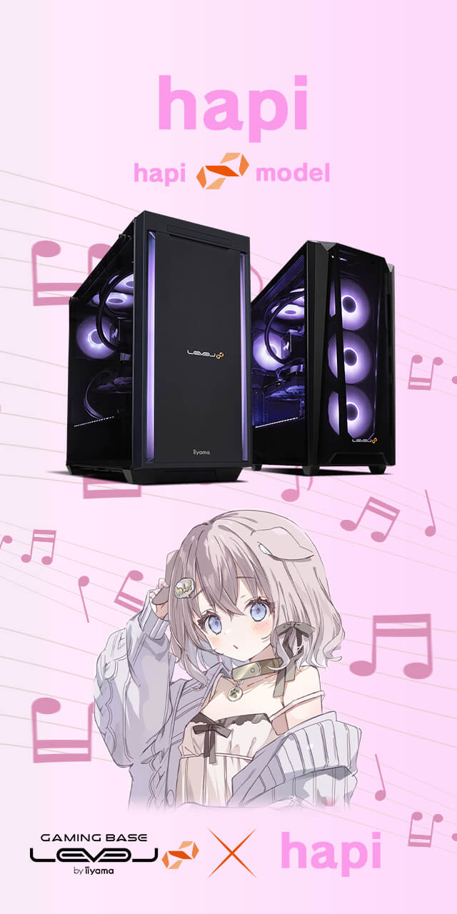 hapi LEVEL∞コラボゲーミングPC