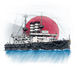 ティアII 戦艦三笠+10艦長スキルセット付