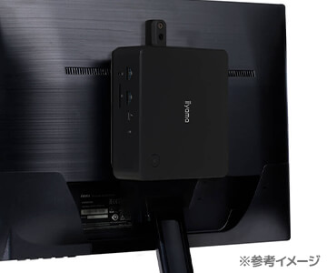 VESAマウンター（オプション）でモニター取り付け対応