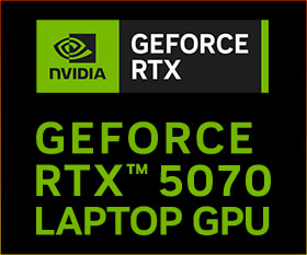 GeForce RTX™ 5070 Laptop GPU 搭載