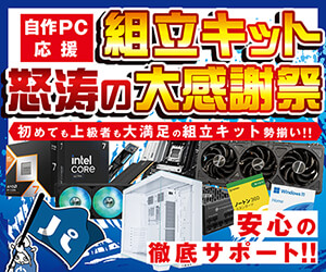 組立キット怒涛の大感謝祭