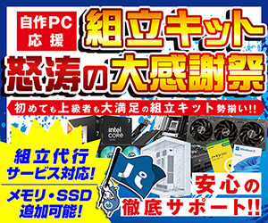 組立キット怒涛の大感謝祭