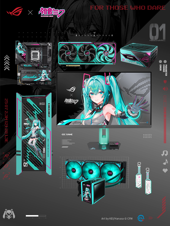 ROG×初音ミク コラボレーション製品