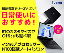 インテル® プロセッサー N100搭載 15.6型ノートパソコン